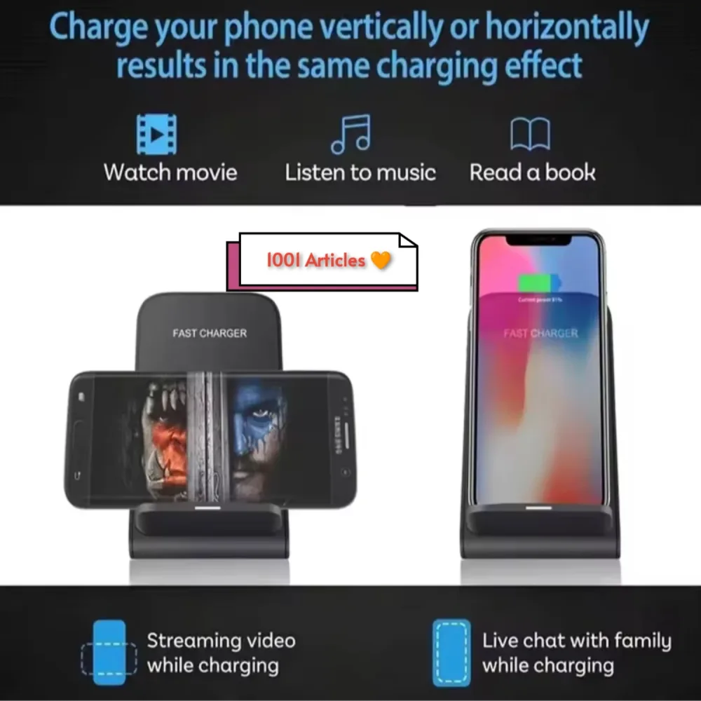 Wireless Fast Charger - Support de Charge Rapide