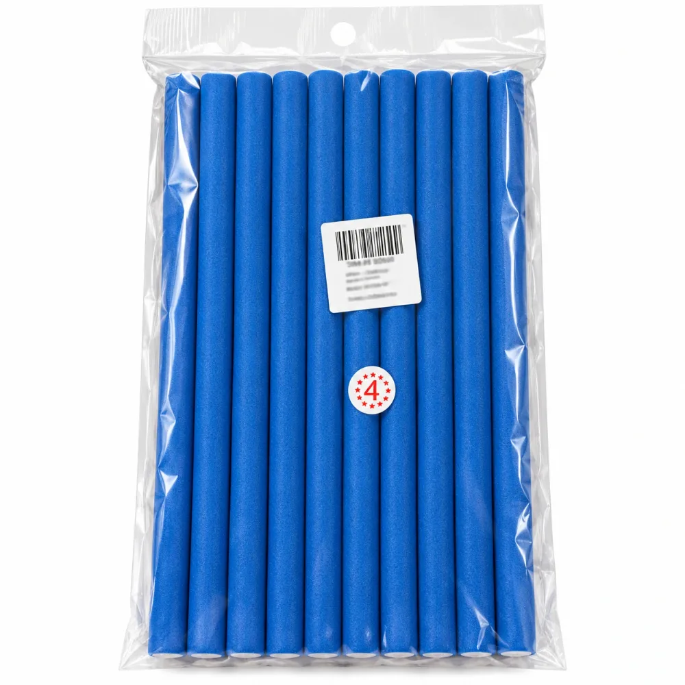 BIGOUDI flexibles sans chaleur pour cheveux N1490 10PCS