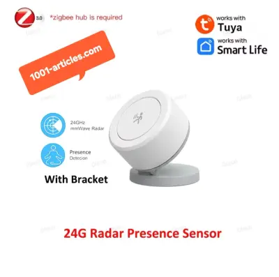 Capteur de Présence PIR, Radar Zigbee 24G, Mmwave, Tuya Smart.