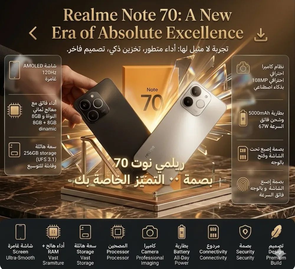 realme NOTE 70
