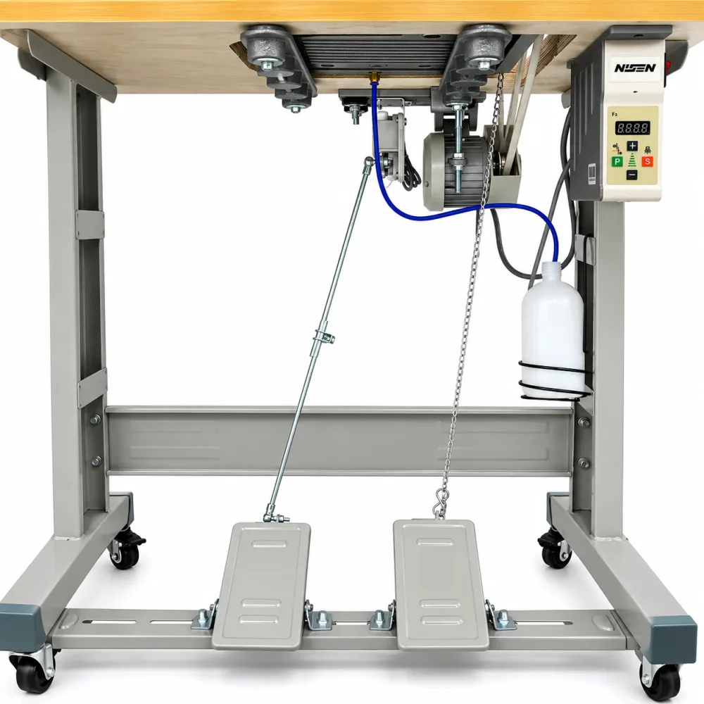 Machine à coudre industrielle surjeteuse tapis NS-2502K (avec coupe de bord)