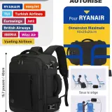 Vankev 40x20x25-ryanair — 30L, , laptop 14"