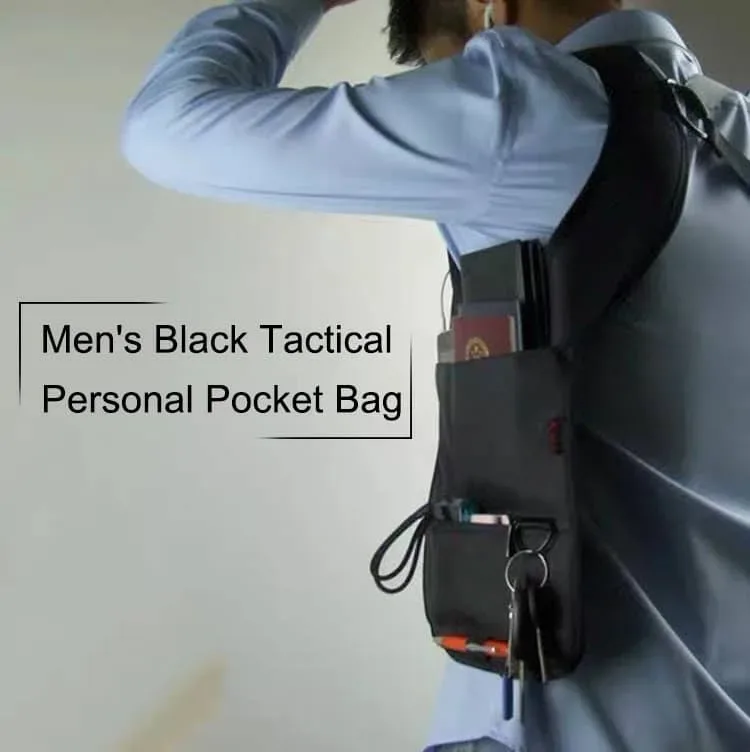 Sacoche sous-bras Anti-vol Multi-Poche Design Élégant Pour Voyage Quotidien