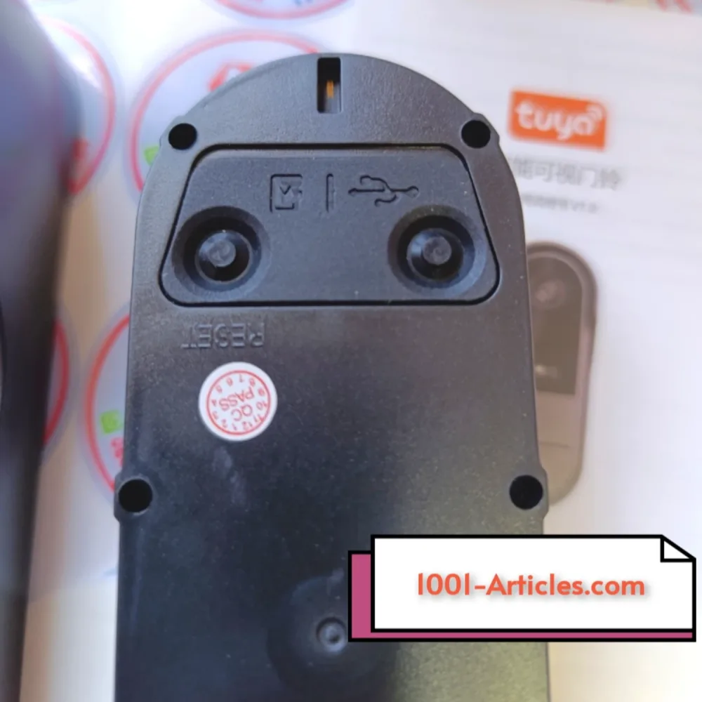Tuya Smart Wi-Fi, Sonnette video avec caméra sans fil, Interphone, HD, vision nocturne.