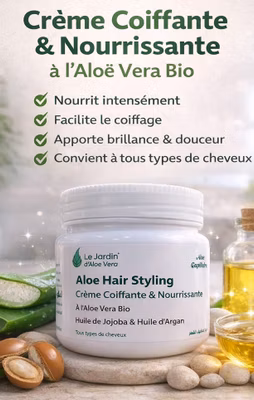 Crème coiffante et nourrissante