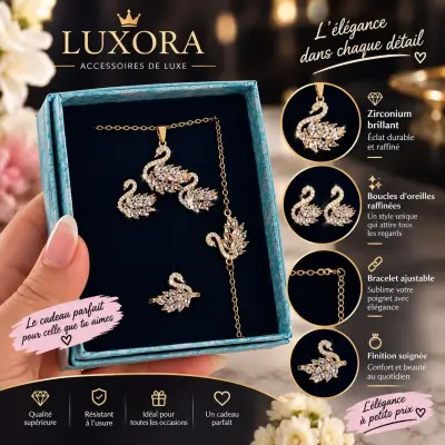 طقم البجعة الفاخر 🦢💎