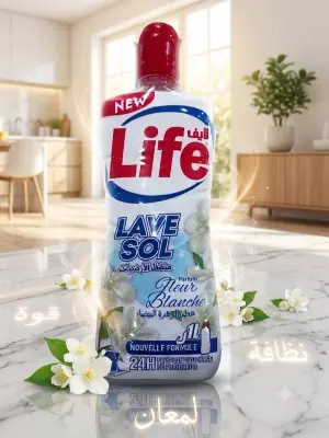 Life LAVESOL 1L (عطر الزهرة البيضاء)