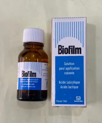 Biofilm solution (traitement local des verrues, des cors, œils-de-perdrix, durillons) -15ml