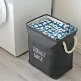 Panier à vêtements de grande capacité durable – سلة تجميع ملابس الغسيل