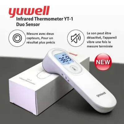Thermomètre infrarouge frontal YUWELL YT-1