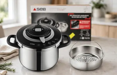 طنجرة ضغطSEB Clipso + CHEF 6 لتر 6