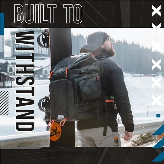 Sac à dos Sklon pour chaussures de ski , extensible 55-65 litres - étanche pour les voyages