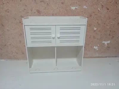 Wide Wall-Mounted Cabinet CNC File