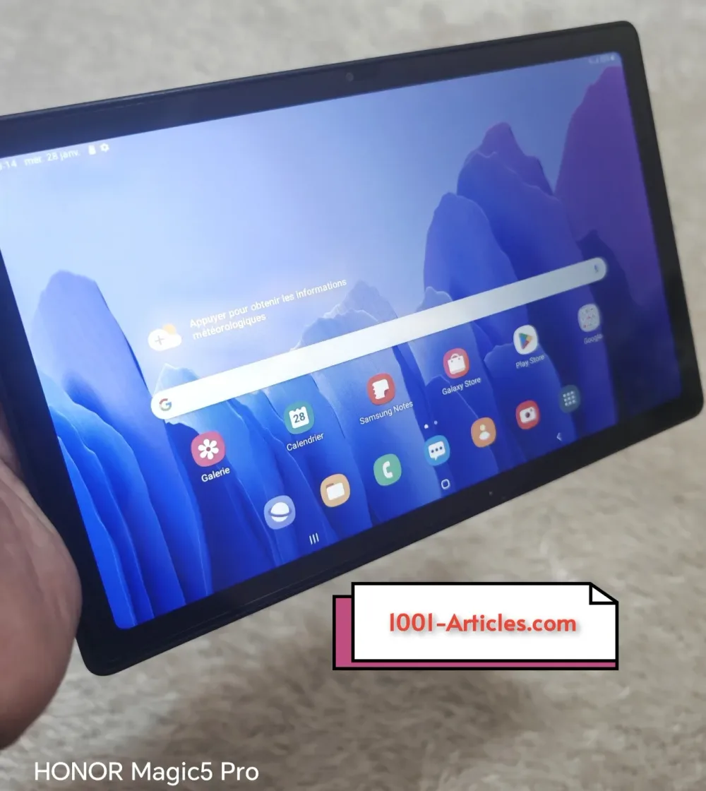 Tablette Samsung Tab A7, 10.4 pouces, 03 Go/32 Go, 7040 mAh