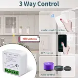 Tuya Smart Mini Switch Double, RF 433