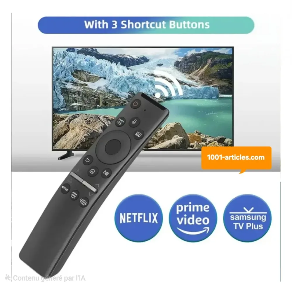 Télécommande Vocale - Samsung Smart TV - BN59 - Modèles LCD LED QLED.