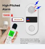 Alarme intelligente Sonor et Lumineuse + Capteur de Lumière et présence PIR, Tuya Smart WiFi