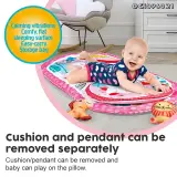 Bassinet Berceau, Lit à bascule avec tapis 2en1, sons et vibrations pour Bébé - سرير أطفال هزاز مع حصيرة