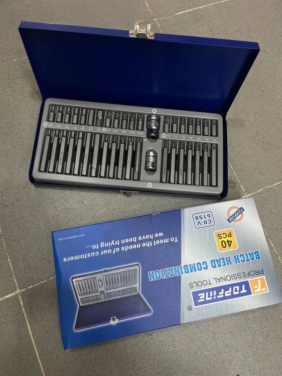 CAISSE A EMBOUTS 40PCS TOPFINE