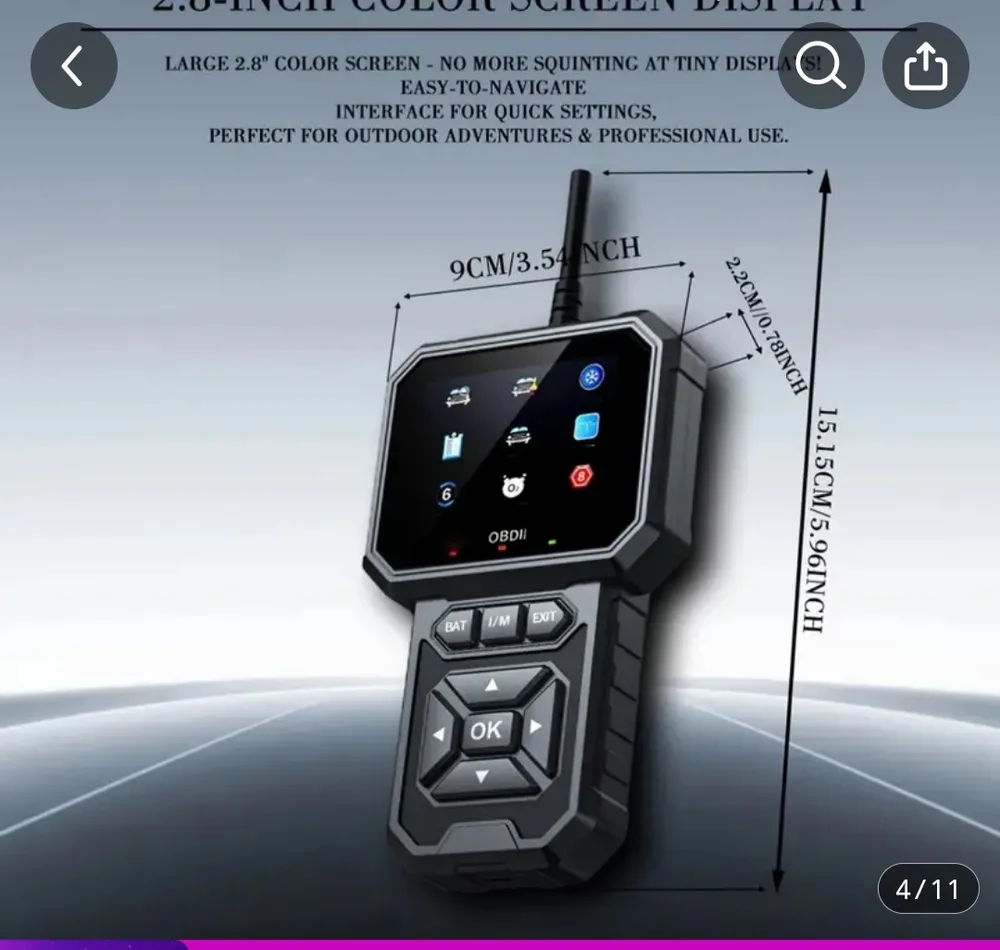 Scanner OBD 2 v520/2026