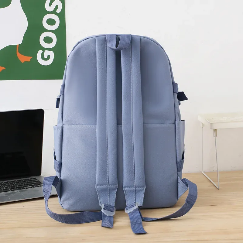 Sac à Dos Multifonctionnel Kawaii Grand Volume Imperméable et Résistant 5Pcs Bleu SACKDS33BL - حقيبة ظهر بعدة قطع بتصميم كاوايي