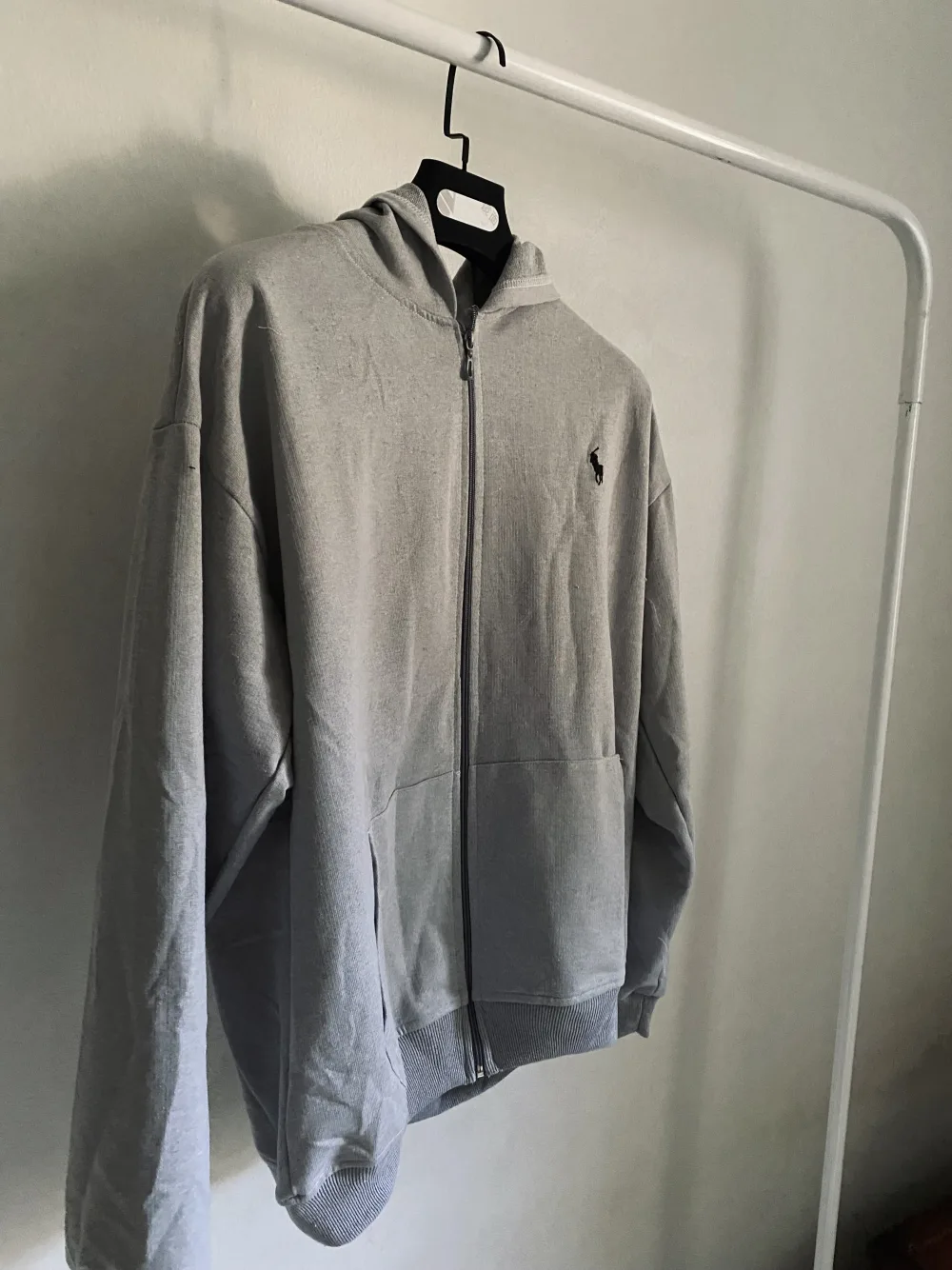 Veste polo gris