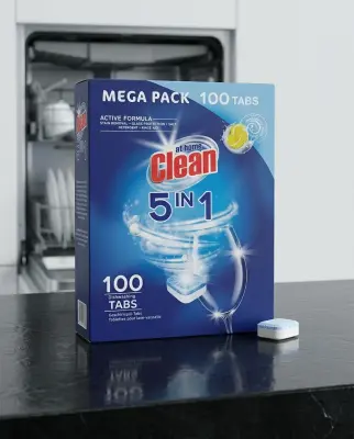 Clean 5en1 أقراص غسالة أطباق 100