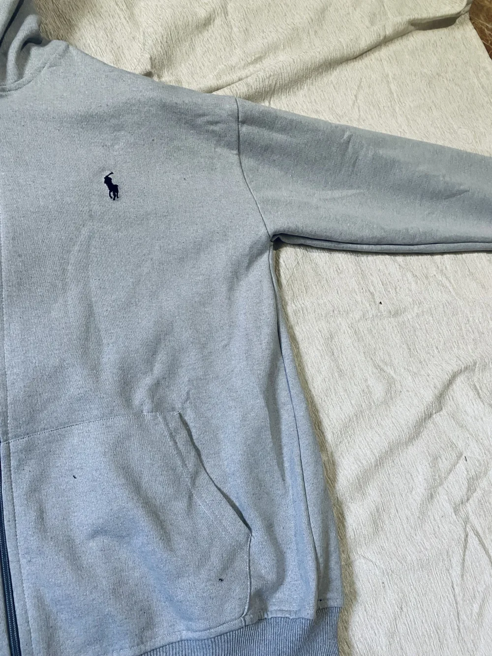 Veste polo gris