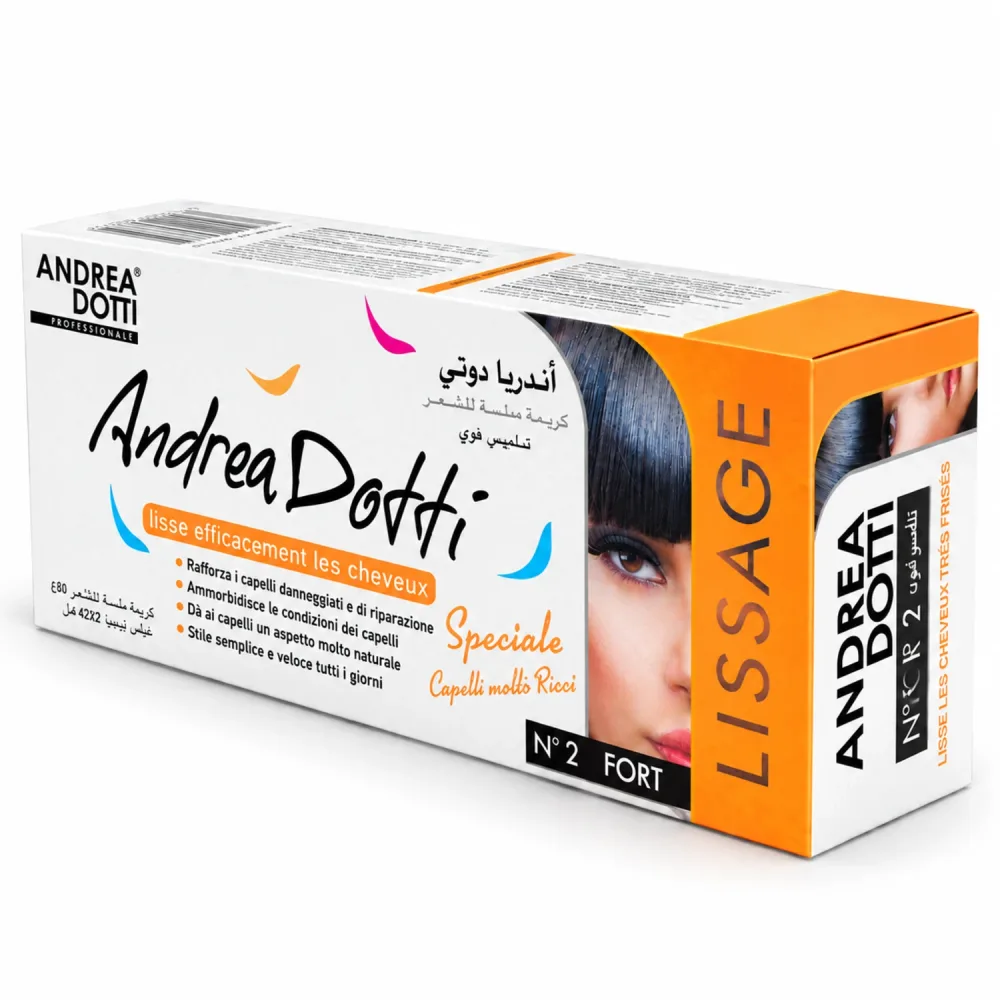 ANDREA DOTTI Crème Lissante – Normal, Fort et Doux 80g