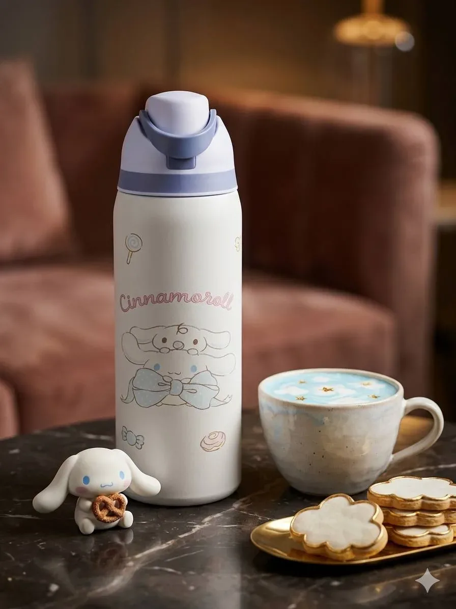 Bouteille Isotherme Sanrio – Collection Kuromi, My Melody & Cinnamoroll