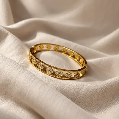 bracelet VAN CLEEF plaqué or