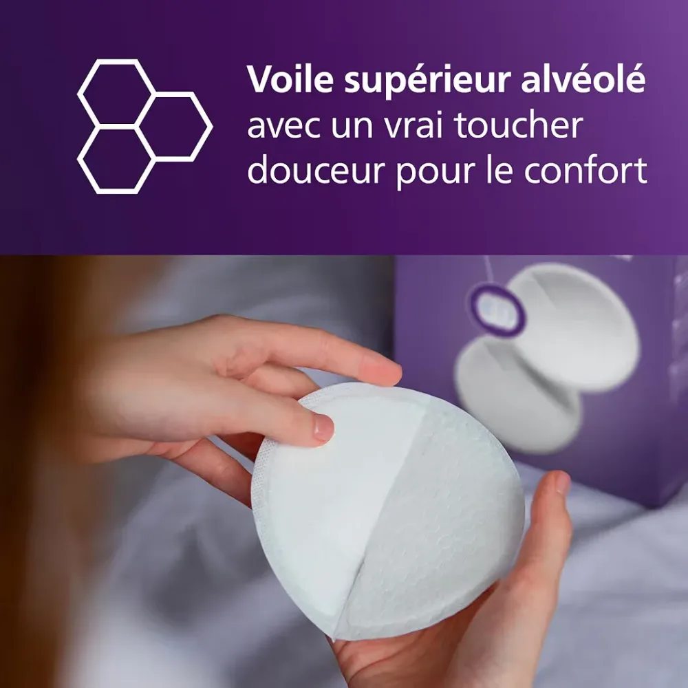 Coussinets d’allaitement jetables, 60 pièces