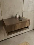 Table de nuit murale بفتحة عملية بالاسفل
