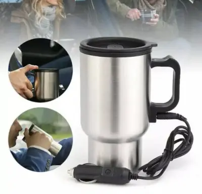 Thermos electrique chauffant pour voiture avec prise Allume Cigare Chauffe Eau,Thé,Café