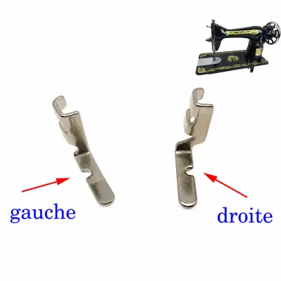 Pied de Biche Machine Portative Noir Fermeture