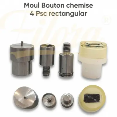 Moule Bouton Pression Metal pour Kamiss Rectangle