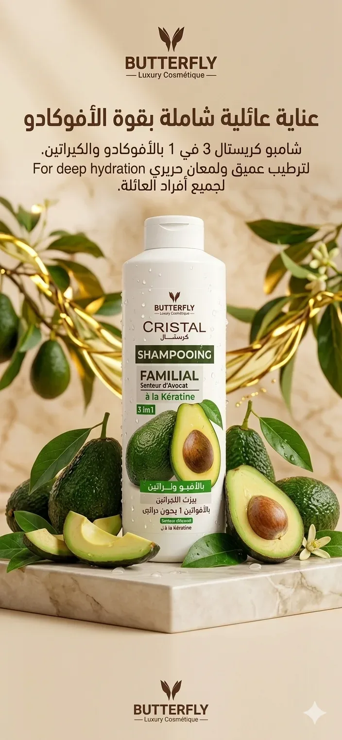 Cristal شامبو عائلي