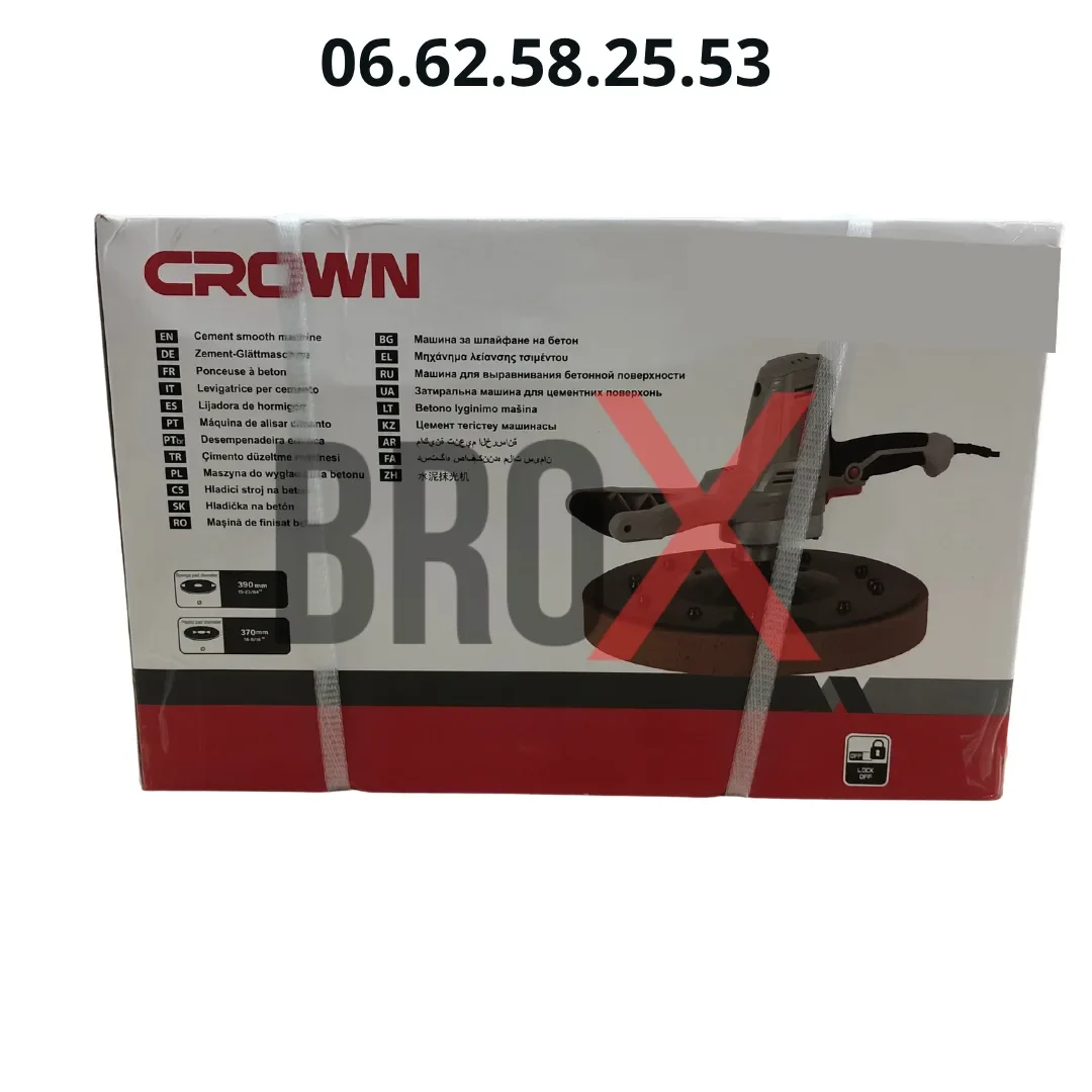 Ponceuse a béton 710W CROWN