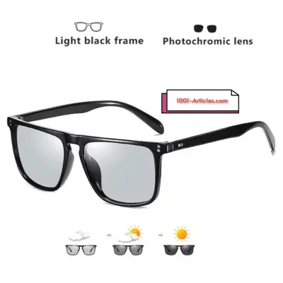 Lunettes de Soleil PhotoChromiques Sunglasses, Vision Nocturne, Unisexe