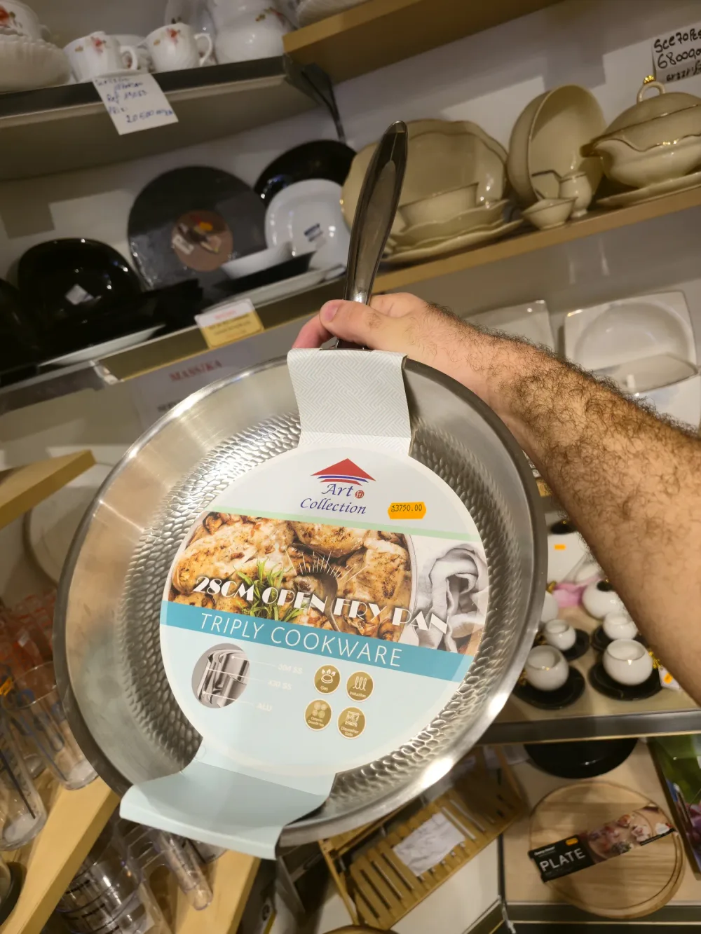 Poêle "Art Collection" Triply Cookware – Fond Nid d'Abeille