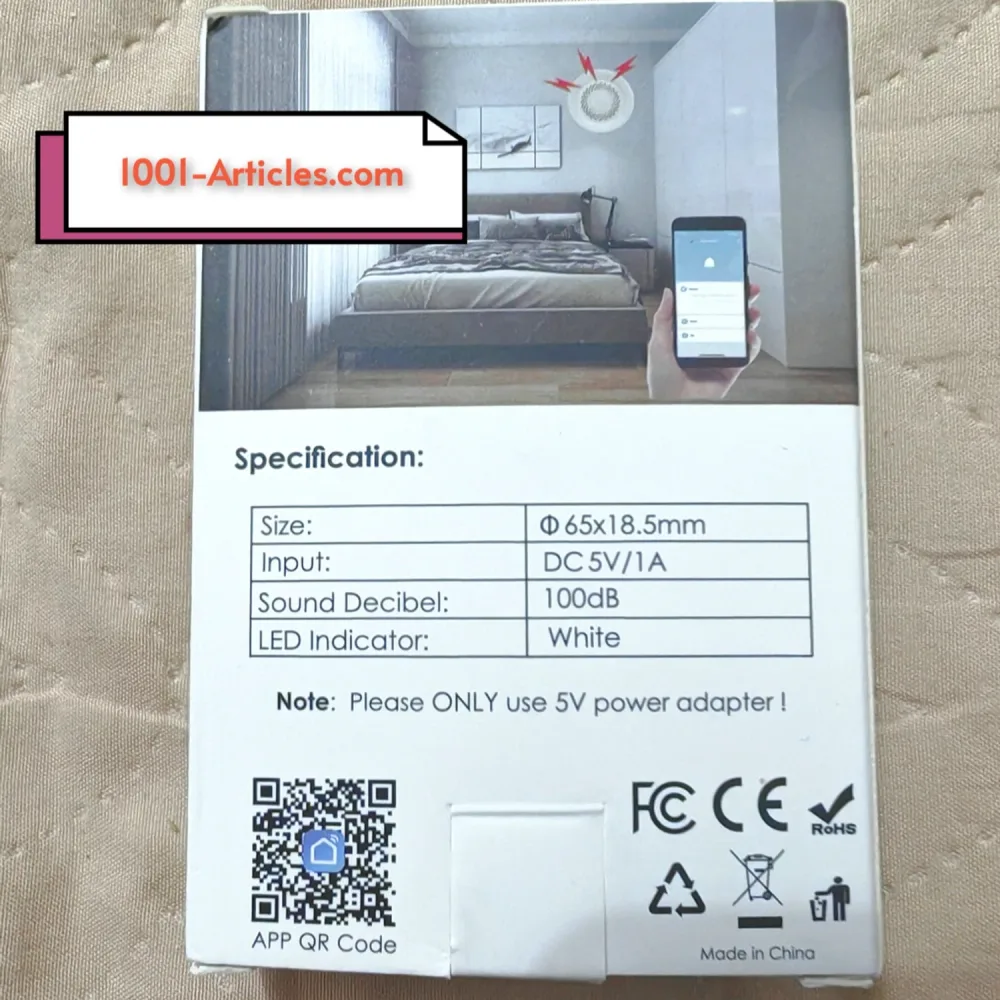 Sirène - alarme sonore de sécurité intelligente - Wifi - Zigbee Tuya Smart