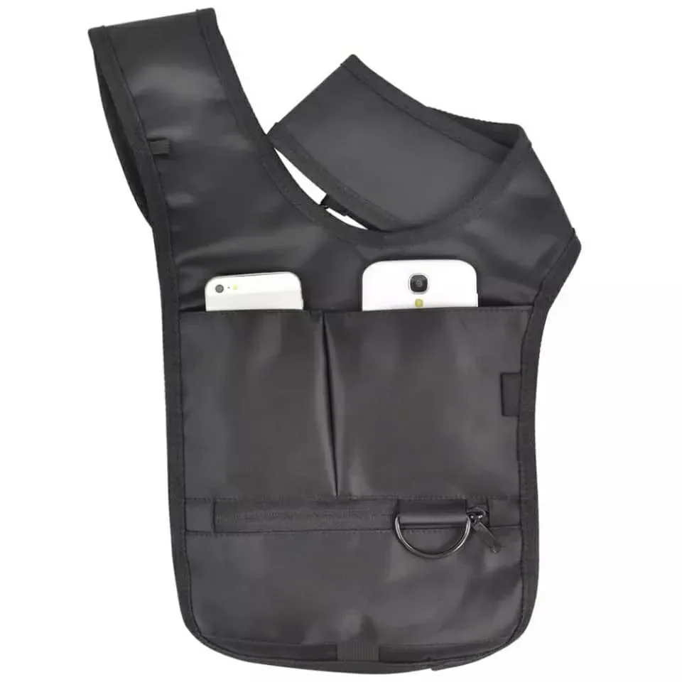 Sacoche sous-bras Anti-vol Multi-Poche Design Élégant Pour Voyage Quotidien
