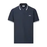 Polo Slazenger col contrasté Bleue marine