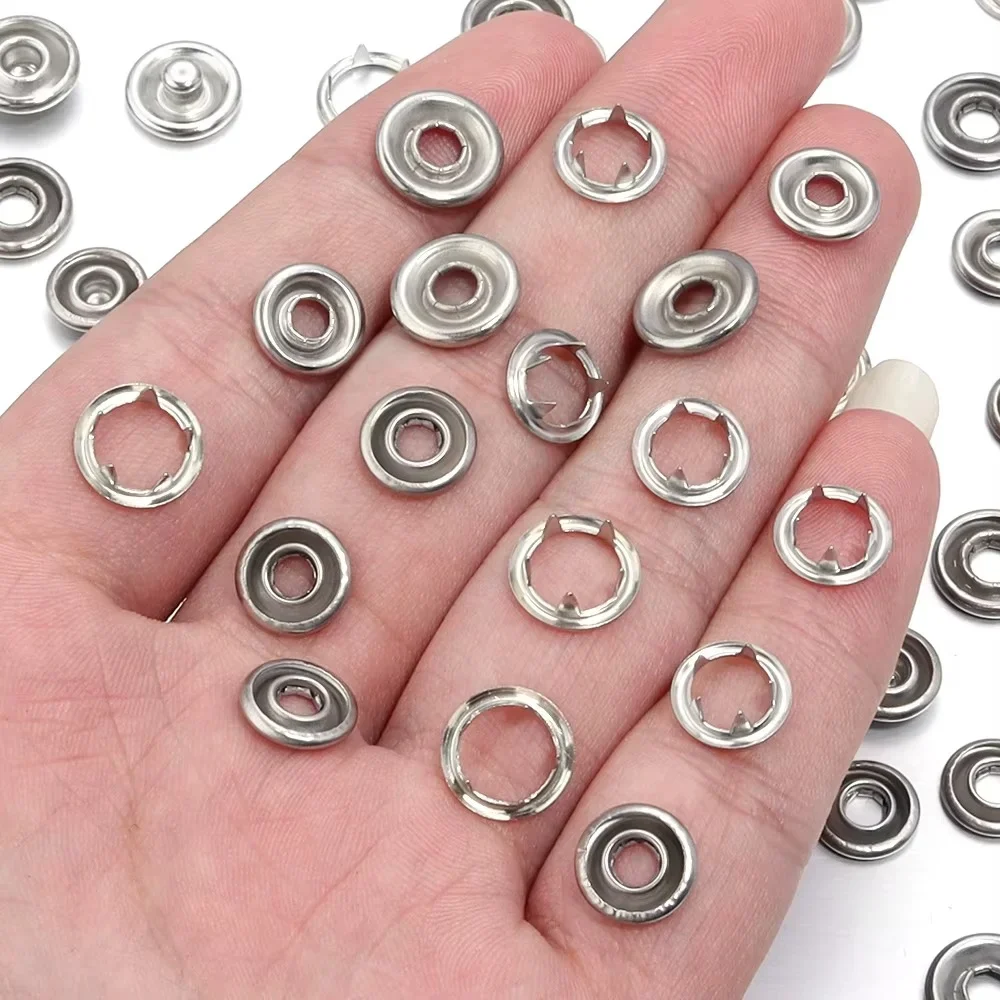 Bouton Pression Metal Cerceau