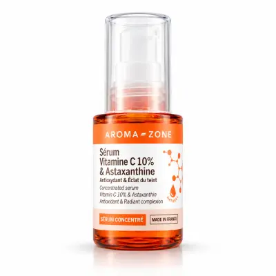 AROMA ZONE Sérum concentré Vitamine C 10% & Astaxanthine , 30ml