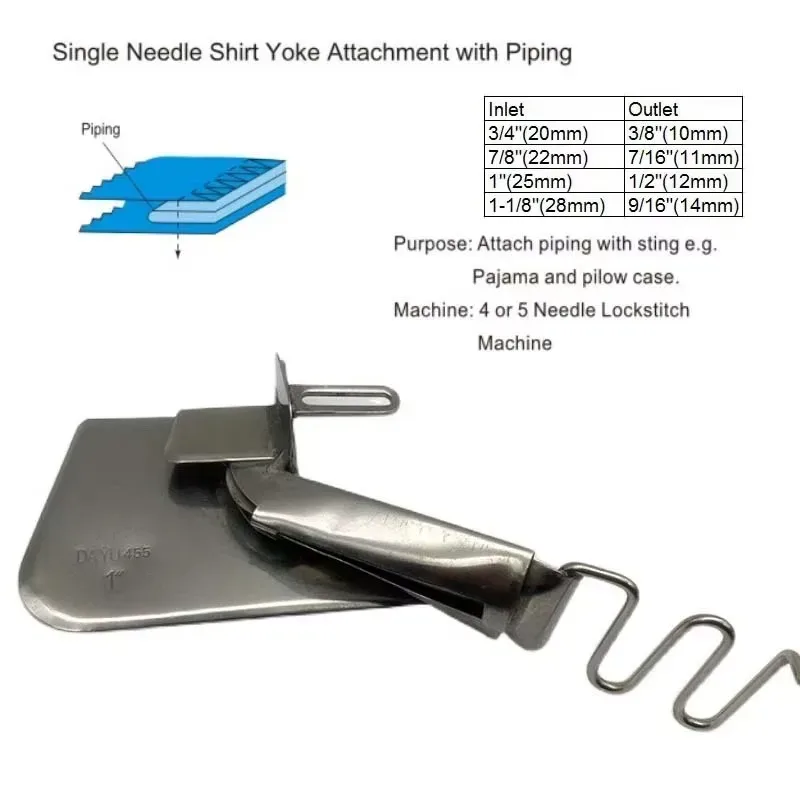 Guide de couture POUR Machine Surjeteuse DY455
