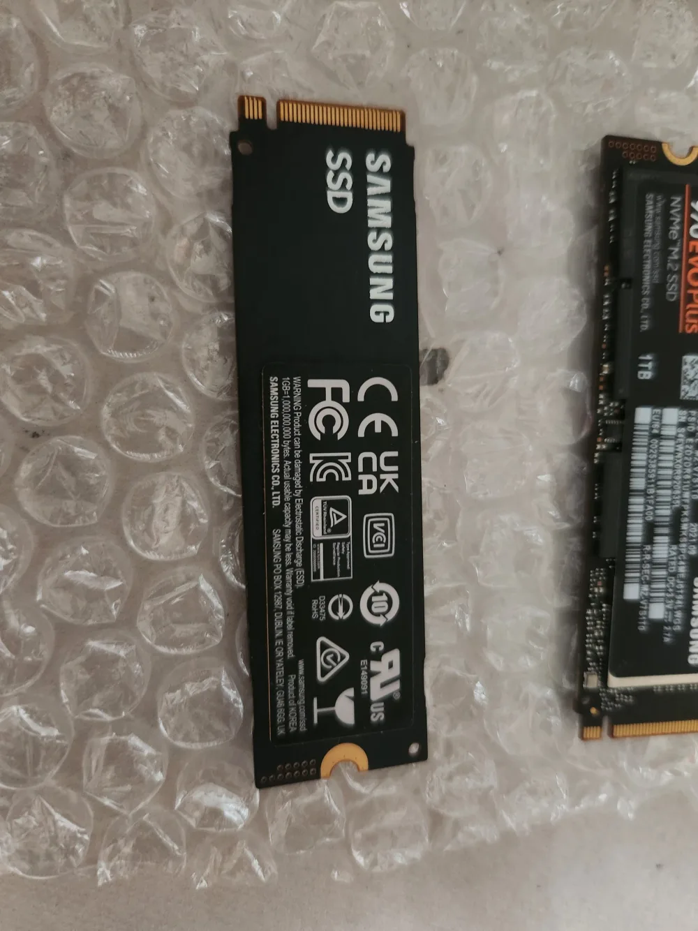 Nvme Samsung evo plus 970 1tb