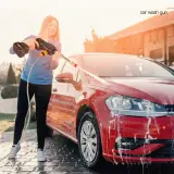 🚗💦مسدس ماء لاسلكي لغسيل السيارات – ضغط قوي ببطاريتين + خزان ماء