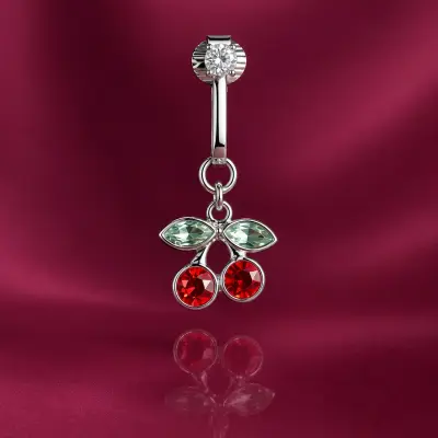 Berry fake Belly piercing