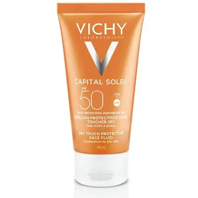 Vichy Capital Soleil Emulsion Toucher Sec SPF 50 – 50ml